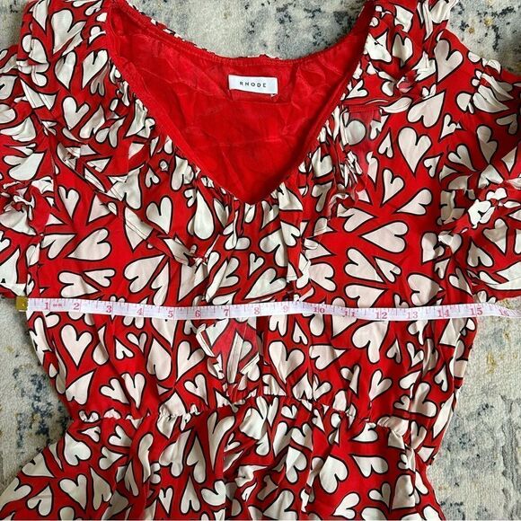 RHODE Heart Print Top - Picture 6 of 8